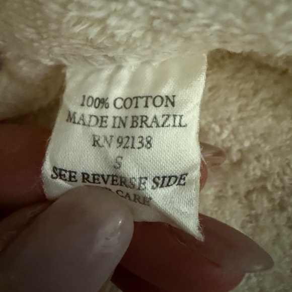 American Girl Bathrobe Terry Cloth Robe Girls Size Small - Picture 7 of 11